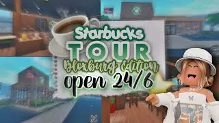 STARBUCKS RESTAURANT TOUR! (Bloxburg Edition)