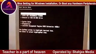 Windows Installation │ Bios Setting│ Hardware Peripherals
