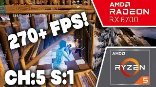Fortnite Performance Mode CH:5 S:1 | Ryzen 5 5600 & RX 6700 | Low meshes