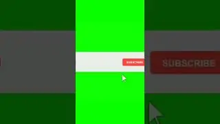 Green Screen Subscribe button and bell 🔔 icon 