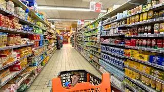 Shopping at 24 Hour Carrefour SUPERMARKET in ITALY 🇮🇹🛒 – Tour 4K