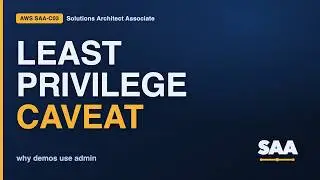 AWS CLI Least Privilege Caveat: Admin Profiles vs Temporary Credentials | SAA-C03