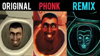 Skibidi Toilet Original vs Phonk vs Electronic version part 2