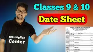 Class 9 and 10 board exam date sheet | 2023 board exam date sheet | date sheet matric karachi board
