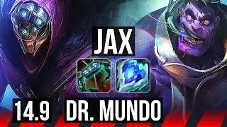 JAX vs DR. MUNDO (TOP) | 12/1/9, Dominating, 35k DMG | BR Master | 14.9