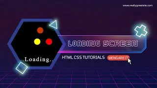 How To Make Loading Screen in HTML CSS 2023 | Loading Animation HTML CSS 2023 | Pure CSS 2023