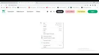 w3schools Navbar responsive using html css only