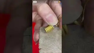 в ручную делают декоративную цепь