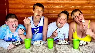 WE LEARNED HOW TO MAKE AWESOME DUMPLINGS!))