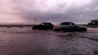 Дождь с грозой в Ейске 01.07.16 года