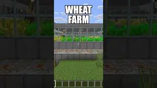 BEST AUTOMATIC WHEAT FARM in #minecraftbedrock
