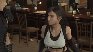 Tifa isn't happy with Cloud's reaction FINAL FANTASY VII REBIRTH