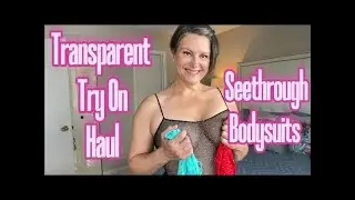4k Transparent BODYSUIT Try on Haul ll Curious carly try ons 2