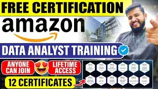 AMAZON FREE DATA ANALYTICS COURSE | FREE CERTIFICATE FROM AMAZON | DATA ANALYST FREE COURSE