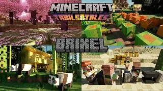 Brixel RTX texture pack for Minecraft Bedrock 1.20.51 Trails & Tales