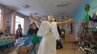 Встречая новый 2019 год. Русское застолье в Горном Щите. Часть 5 Русские частушки под гармонь (2)