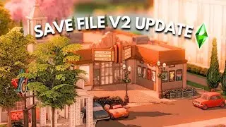 INCREDIBLE SIMS 4 SAVE FILE ADDED 75 NEW sims BASED on SIMS 2 + SIMS 3 LORE | SAVE FILE REVIEW