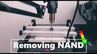 Remove NAND chip from USB flash drive for chip-off / transplant