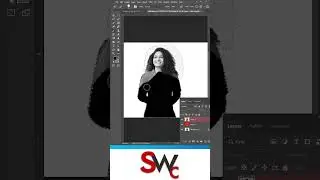 Photoshop. Hair Masking with Channels Stapes.