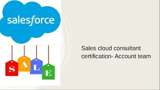 Sales cloud consultant certification- Account team