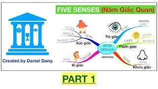 LEARNING ENGLISH: FIVE SENSES. Năm Giác Quan. PART 1.
