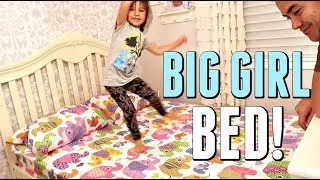 JB FINALLY GETS HER BIG GIRL BED! - August 16, 2017 -  ItsJudysLife Vlogs