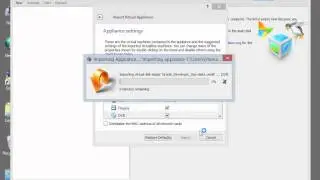 Importing the Oracle Database VM (silent)