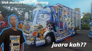 Ke istemewaan truk moncos🥰 artis ny  kampar di event car meet up bukitinggi