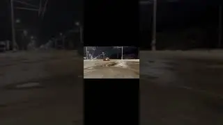 Валим боком в первый снег/дрифт на жигулях/улетел в бордюр
