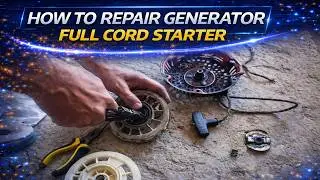 How To Repair Generator Pull Cord Starter