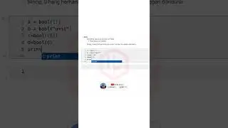 bool Python Yerleşik (Gömülü Built-in) Fonksiyonlar 