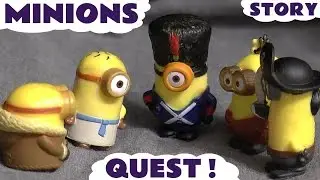 Minions Quest Story with Dinosaur Toys