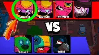 LEGENDARY AGAINST MITIKOV IN BRAWL STARS! BRAWLERS BATTLE IN DIFFERENT GAME MODES!