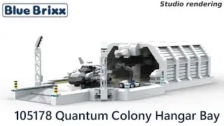 BlueBrixx Special 105178 Quantum Colony Hangar