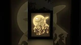 Darkwing Duck DIY Paper Cut Light Box 