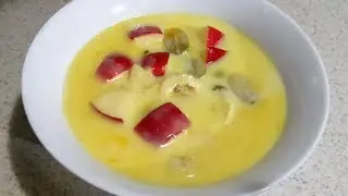 Mixed Fruit Custard Recipe