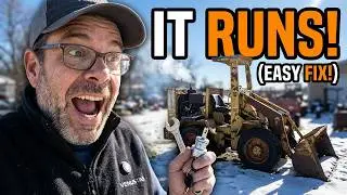 Finishing up the walden 5100 diesel wheel loader so I can sell it!!