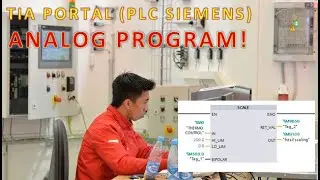 Belajar ANALOG PROGRAM TIA PORTAL PLC SIEMENS