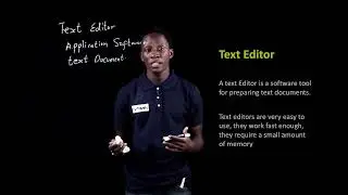 Lesson 49 Text Editors and Word Processors