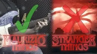 Stranger things theme (full guitar cover) - Maurizio Liguori
