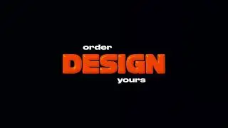 Order Your motion design