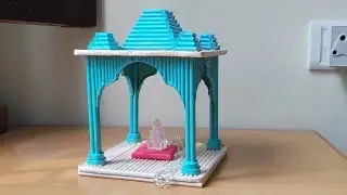 DIY recycled newspaper temple at home | How to make ganpati mandir