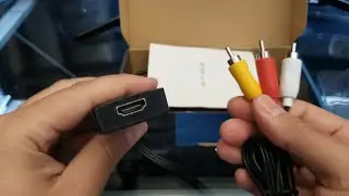 HDMI to RCA TV adapter - Unboxing