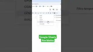 GOOGLE SHEETS - NOVIDADES