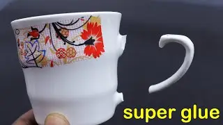 Super glue experiment with soda