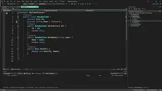 C# - Builder Pattern Example