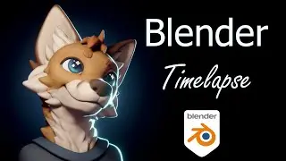 Fox boy - Blender character sculpting timelapse