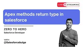 Apex methods return type in salesforce | apex programming | salesforce development