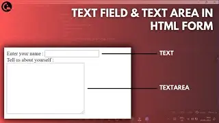 HTML Form - Text Field & Text Area | codeayan