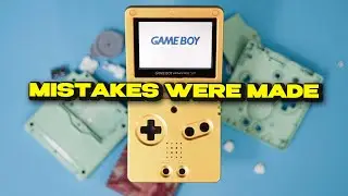 Fixing my terrible GAMEBOY ADVANCED SP mistake..